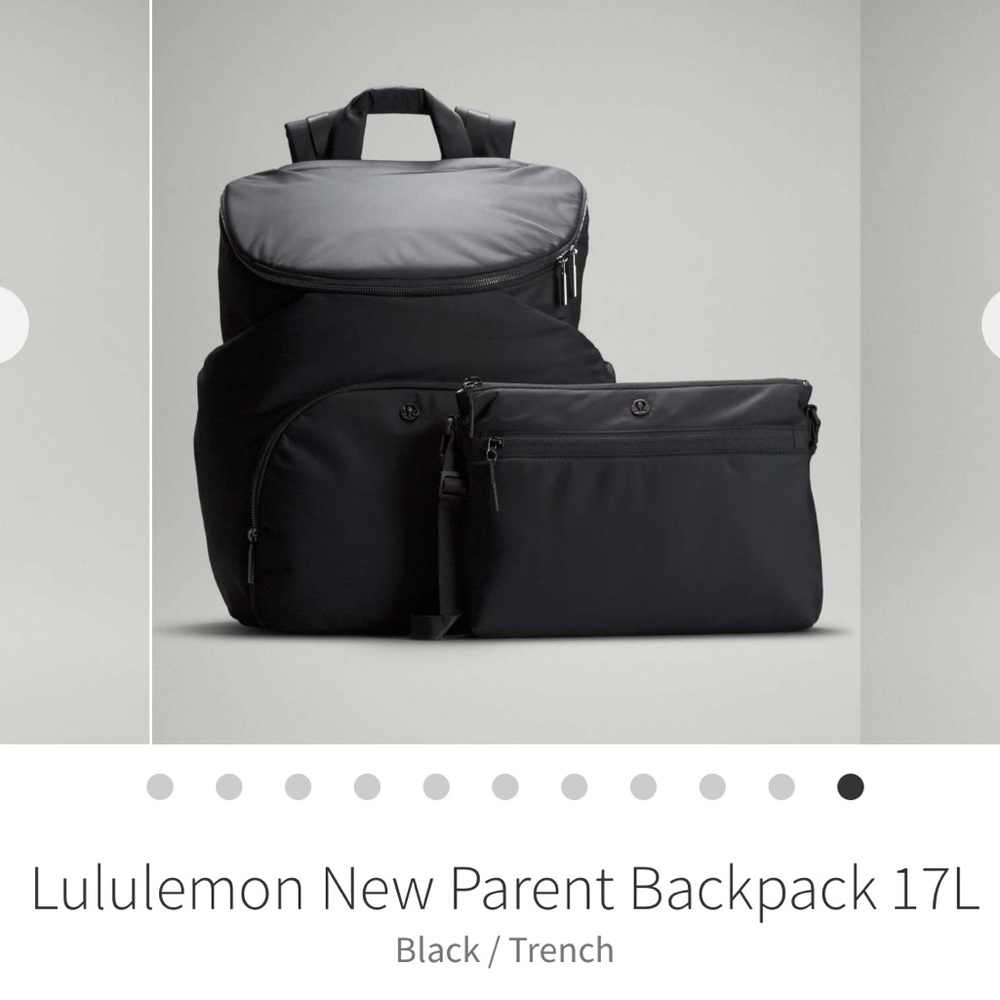 Lululemon New Parent Backpack -BLK/TRNH